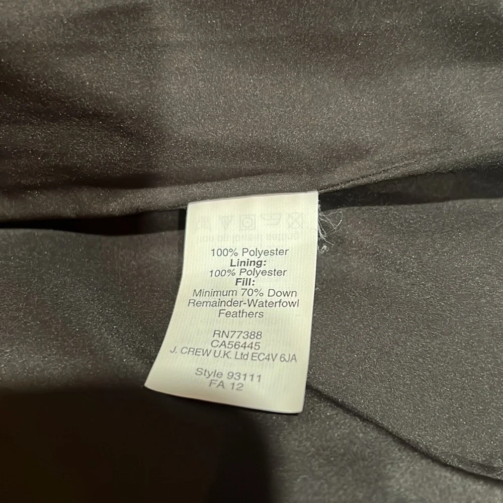 J Crew puffer vest, size extra‎ small